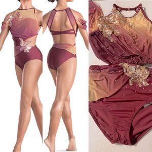Revolution 10th House Dance Costume ombre sunset SANDS OF TIME TH24182 MA adult